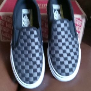 Vans slip on checker